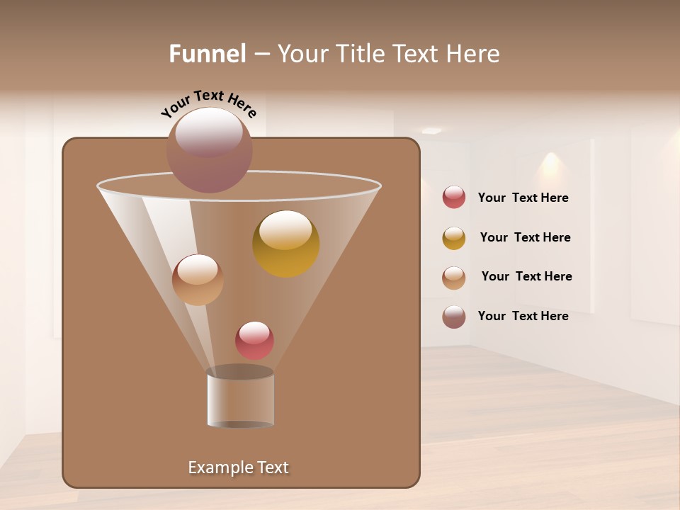 Space Room Gallery PowerPoint Template