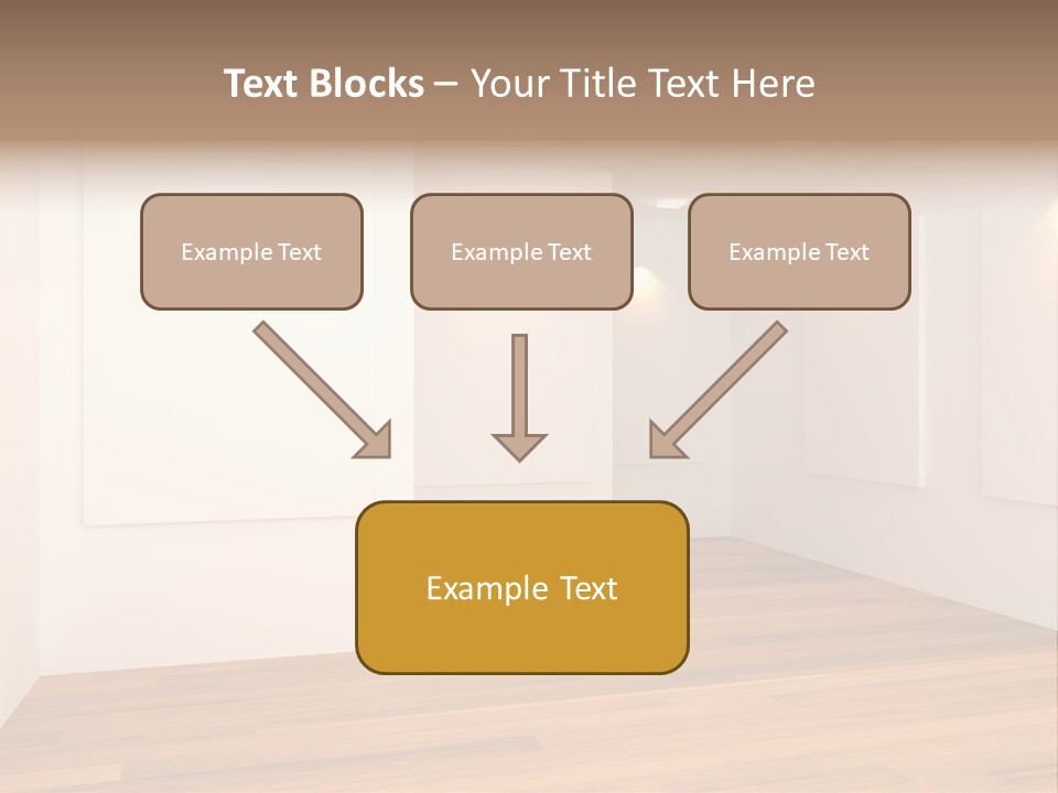 Space Room Gallery PowerPoint Template