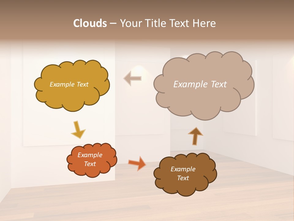 Space Room Gallery PowerPoint Template