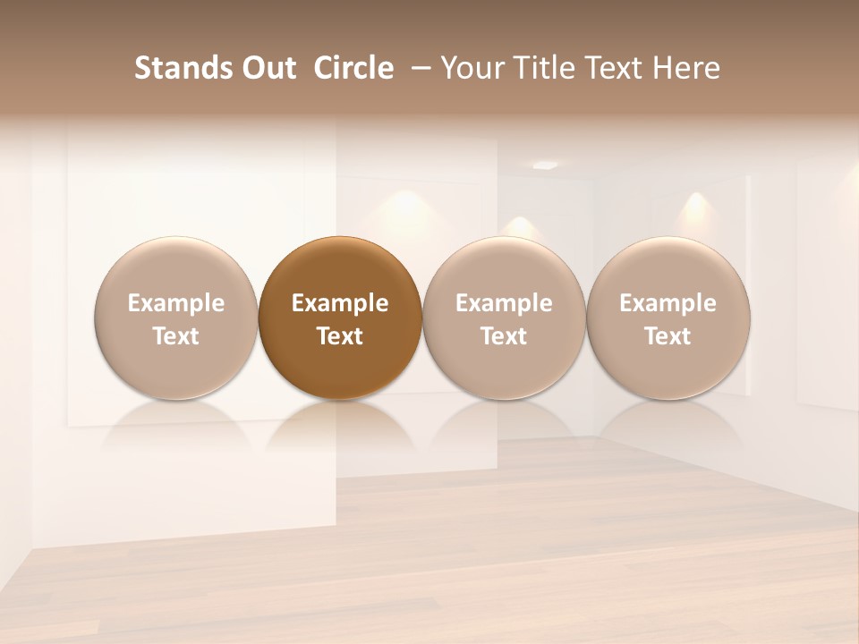 Space Room Gallery PowerPoint Template