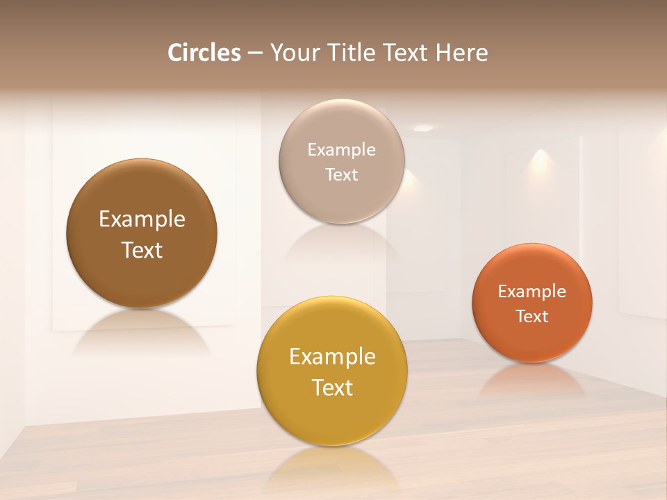 Space Room Gallery PowerPoint Template