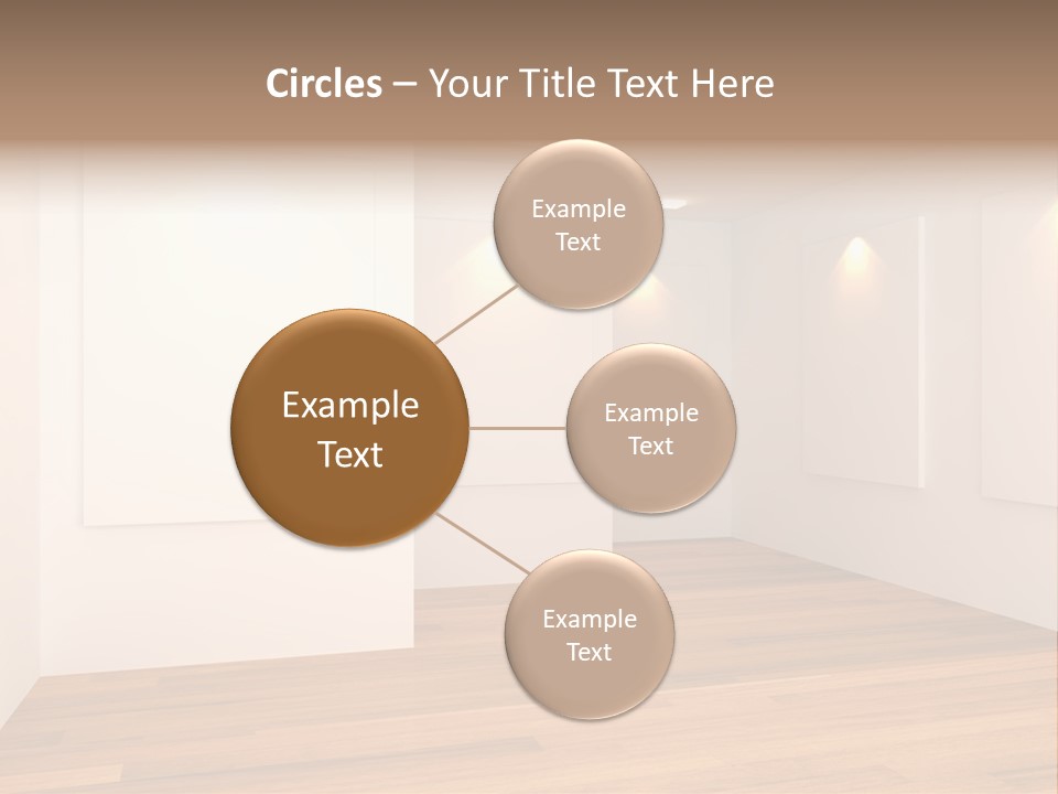 Space Room Gallery PowerPoint Template