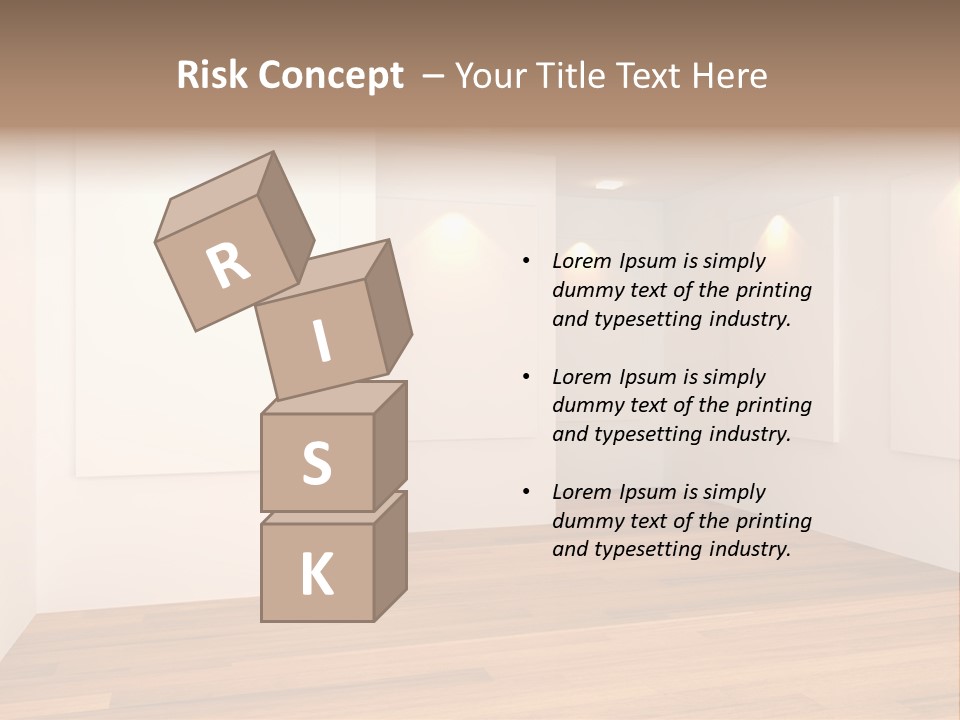 Space Room Gallery PowerPoint Template