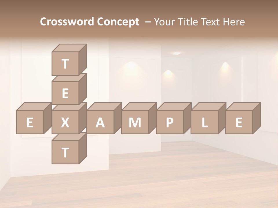 Space Room Gallery PowerPoint Template