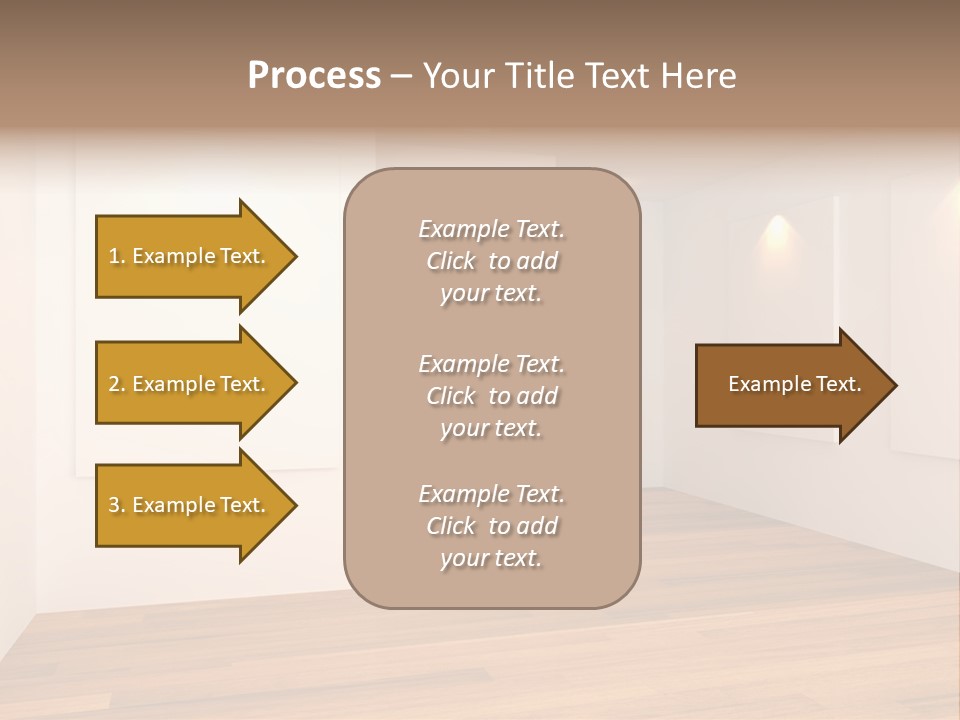 Space Room Gallery PowerPoint Template