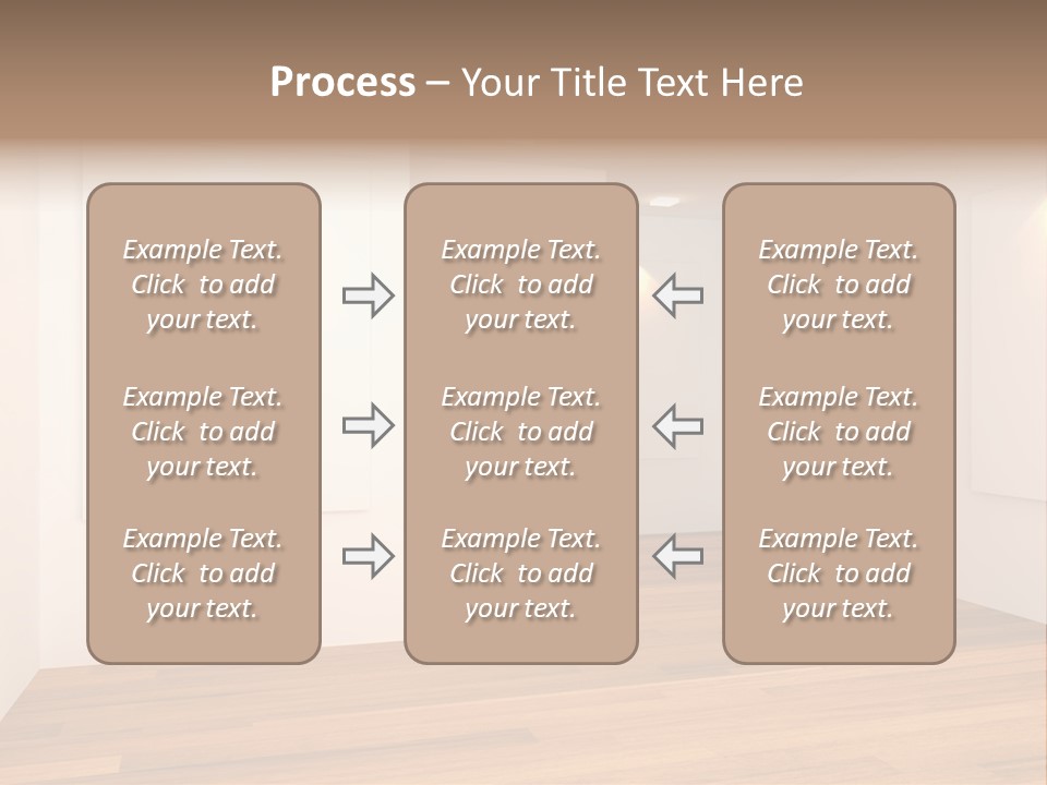 Space Room Gallery PowerPoint Template