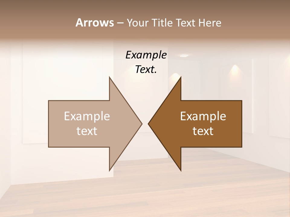 Space Room Gallery PowerPoint Template