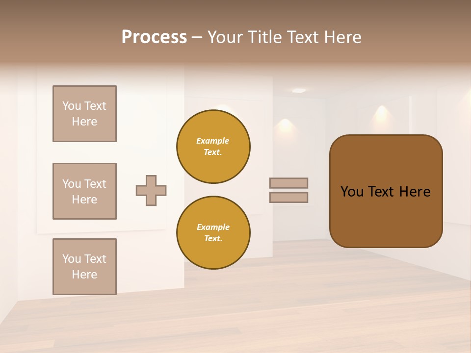 Space Room Gallery PowerPoint Template