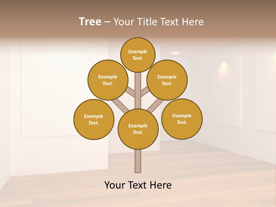Space Room Gallery PowerPoint Template