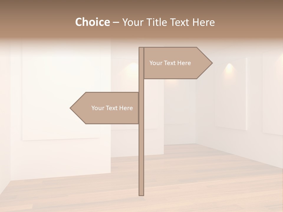 Space Room Gallery PowerPoint Template