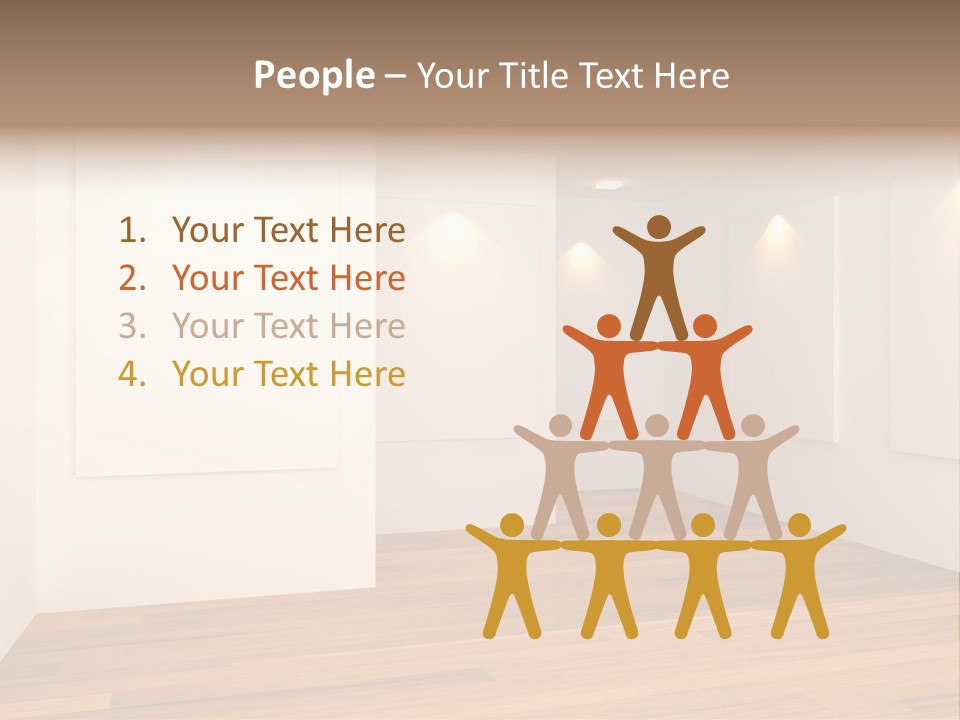 Space Room Gallery PowerPoint Template