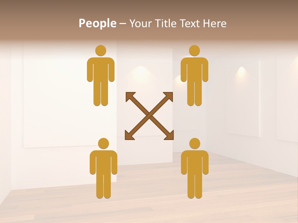 Space Room Gallery PowerPoint Template