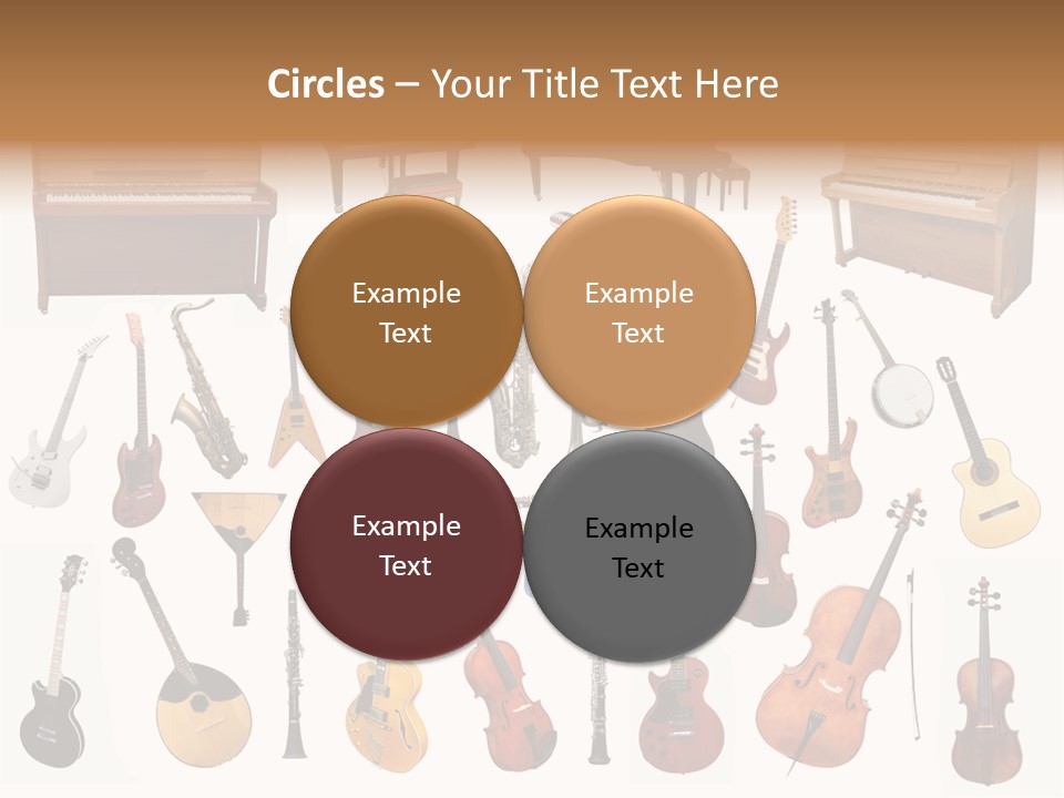 Instrument Jazz Stringed PowerPoint Template