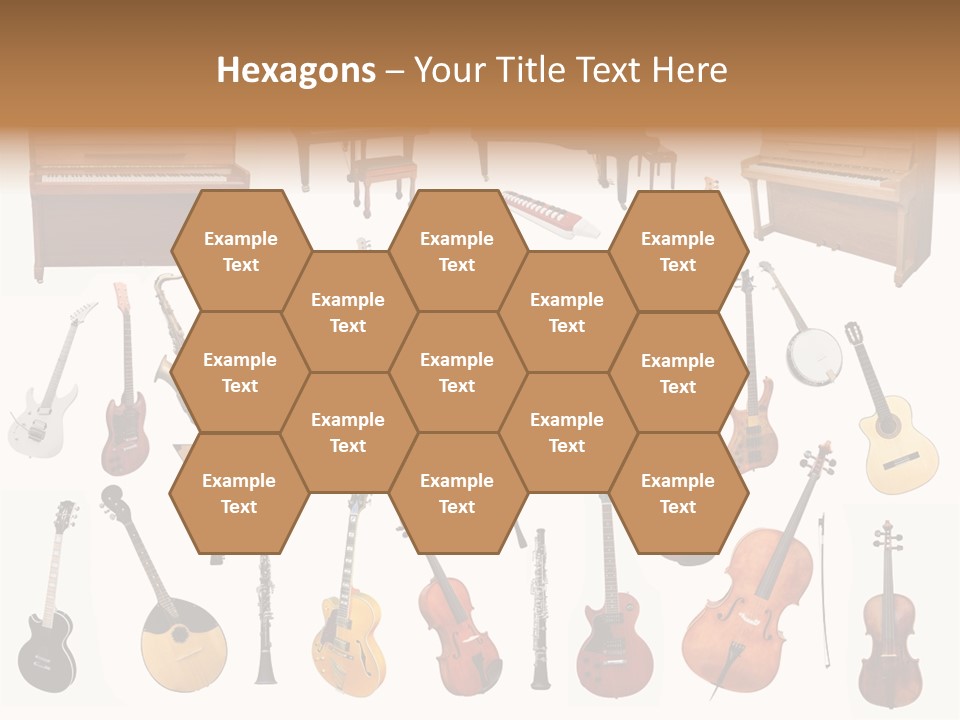 Instrument Jazz Stringed PowerPoint Template