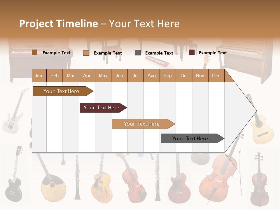 Instrument Jazz Stringed PowerPoint Template