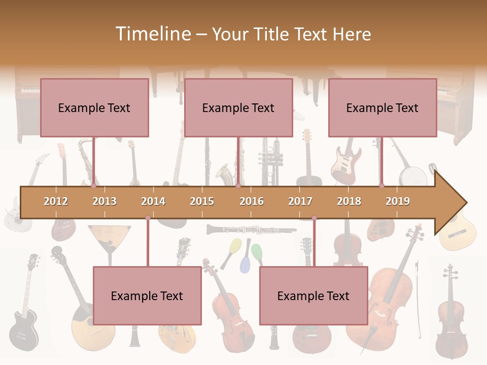 Instrument Jazz Stringed PowerPoint Template