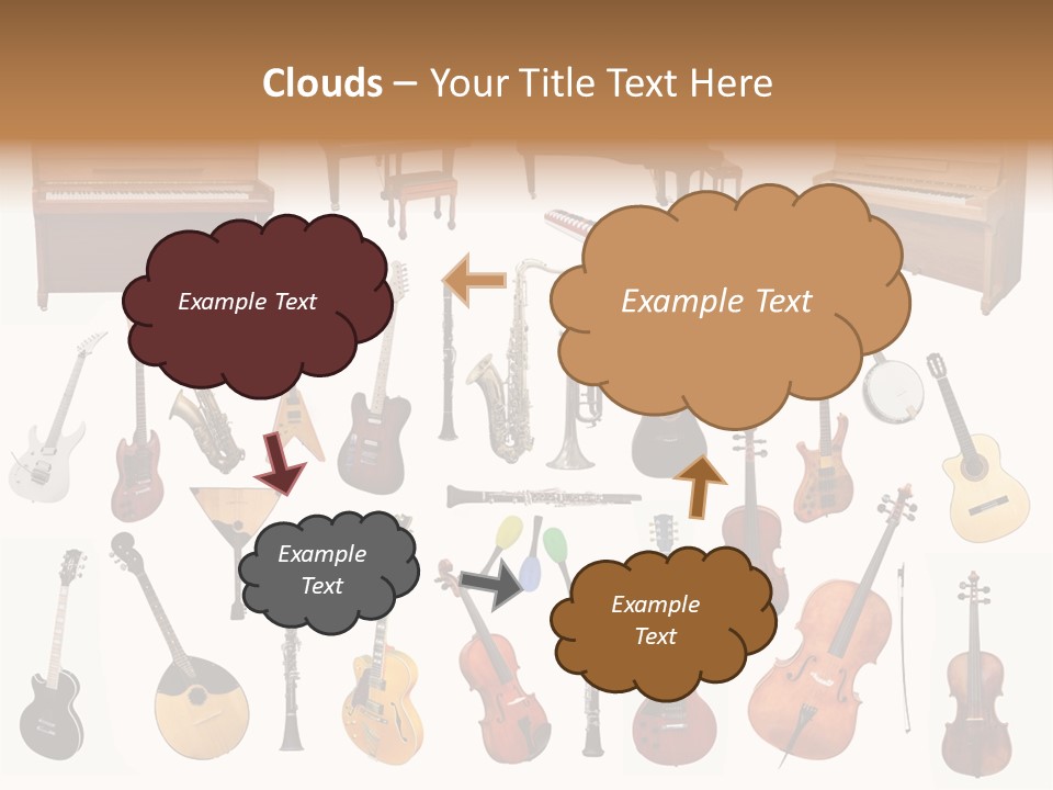 Instrument Jazz Stringed PowerPoint Template
