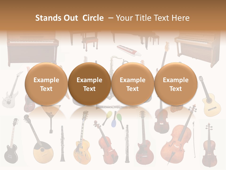 Instrument Jazz Stringed PowerPoint Template