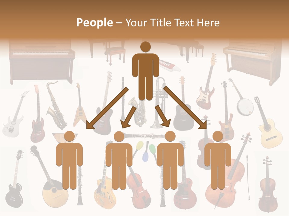 Instrument Jazz Stringed PowerPoint Template