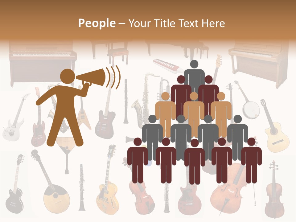 Instrument Jazz Stringed PowerPoint Template