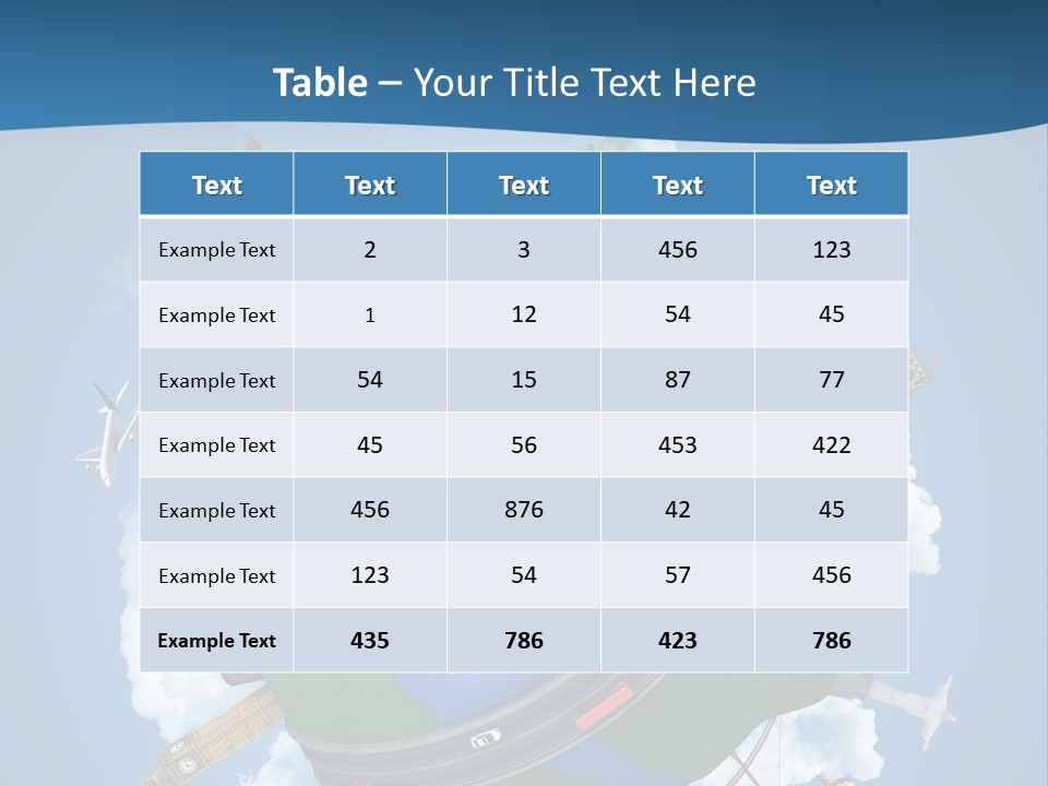 Road Train Great Wall PowerPoint Template