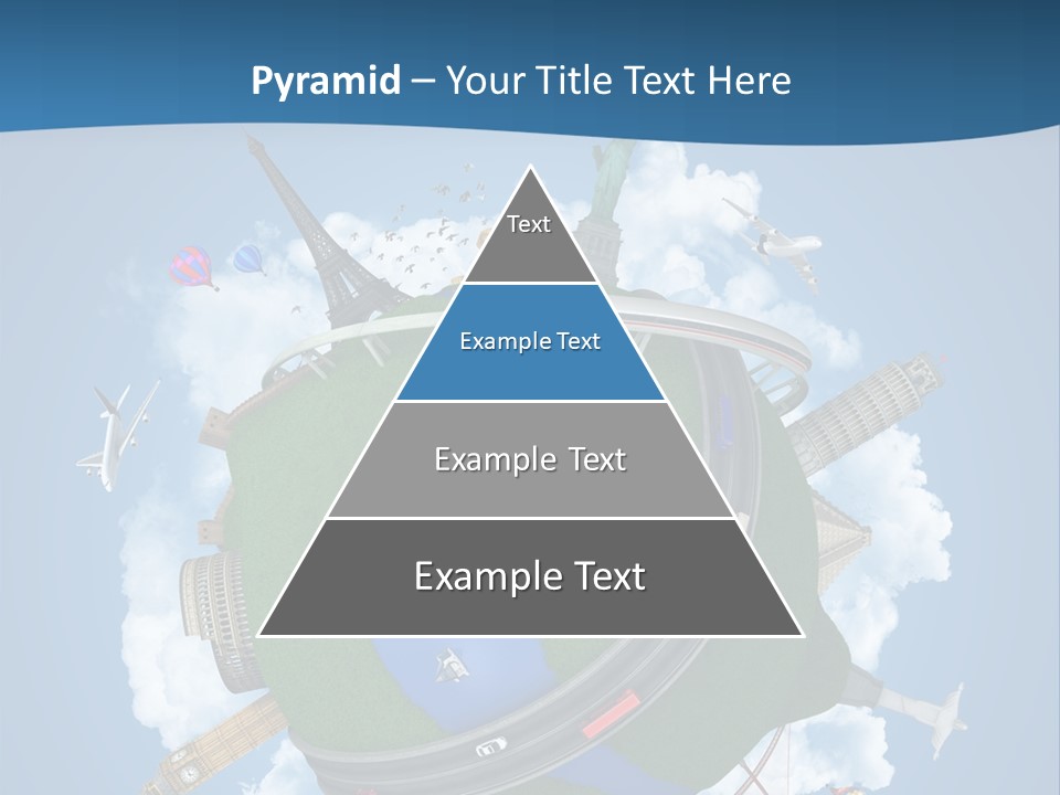 Road Train Great Wall PowerPoint Template