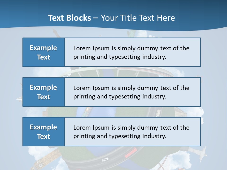 Road Train Great Wall PowerPoint Template
