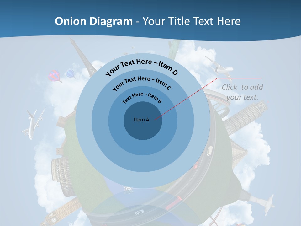 Road Train Great Wall PowerPoint Template