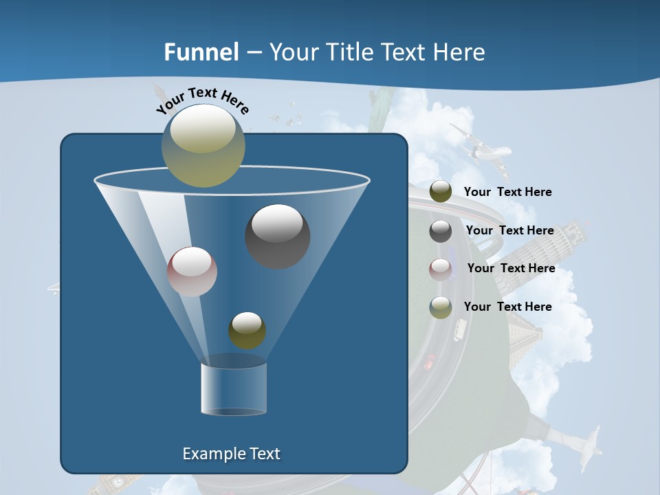 Road Train Great Wall PowerPoint Template