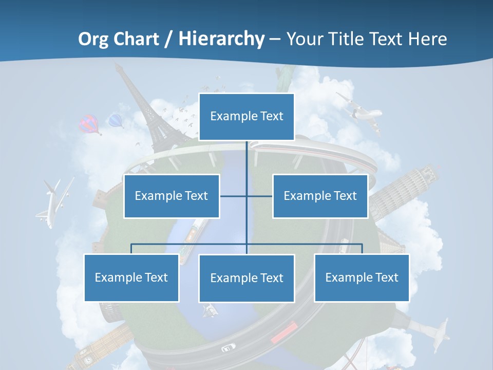 Road Train Great Wall PowerPoint Template