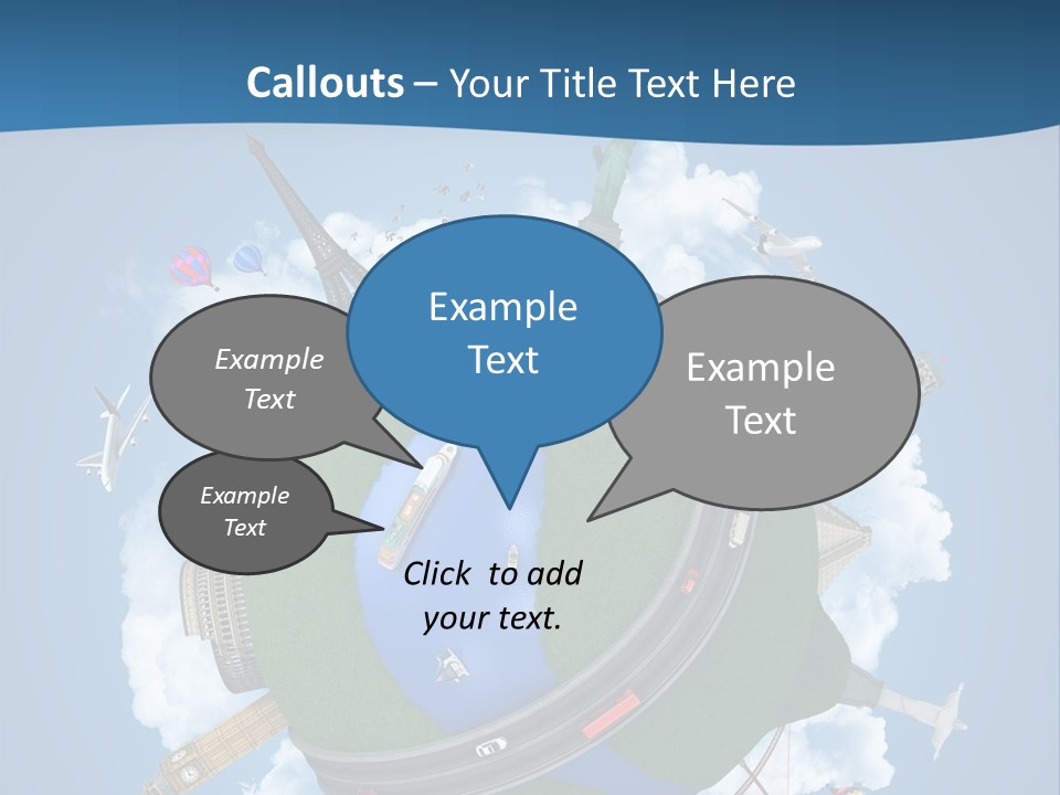 Road Train Great Wall PowerPoint Template