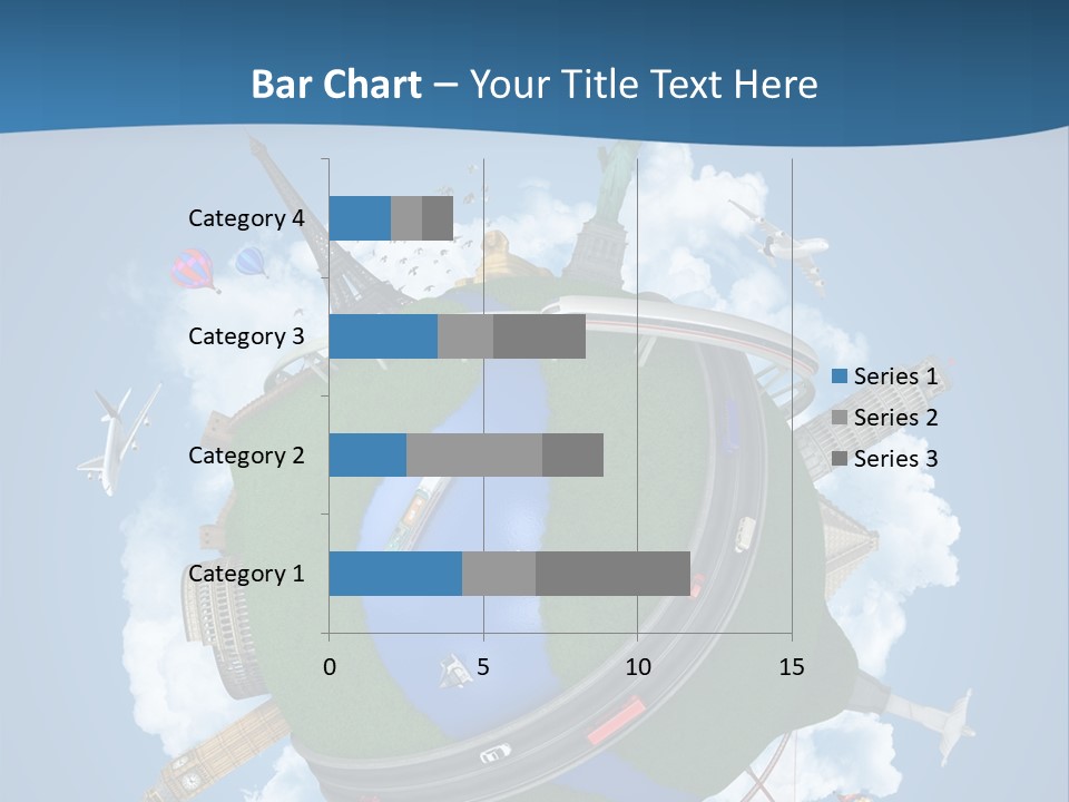 Road Train Great Wall PowerPoint Template