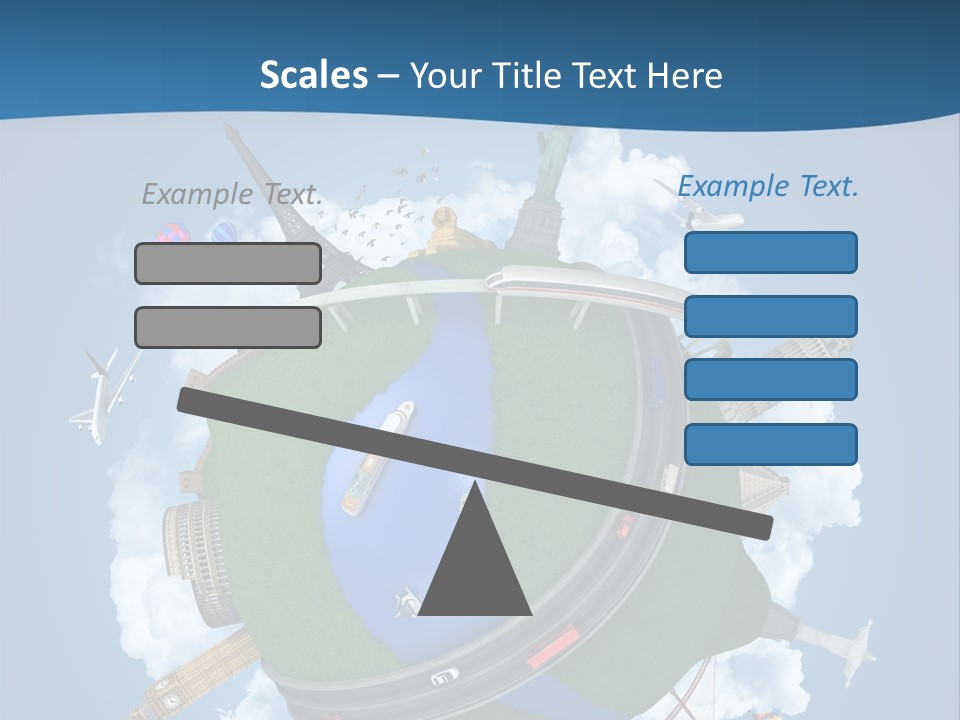 Road Train Great Wall PowerPoint Template