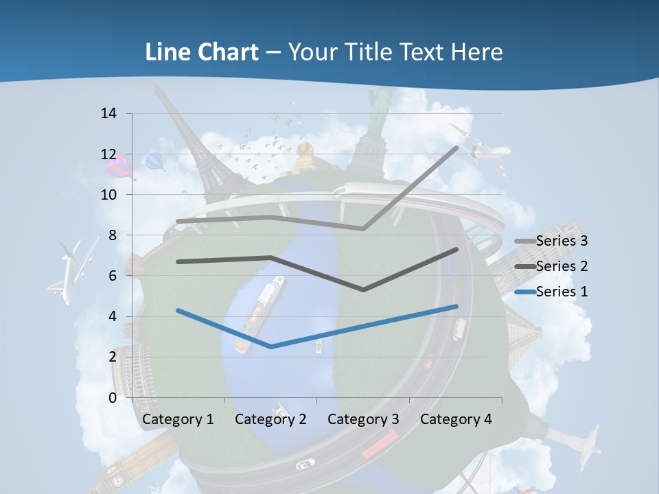 Road Train Great Wall PowerPoint Template