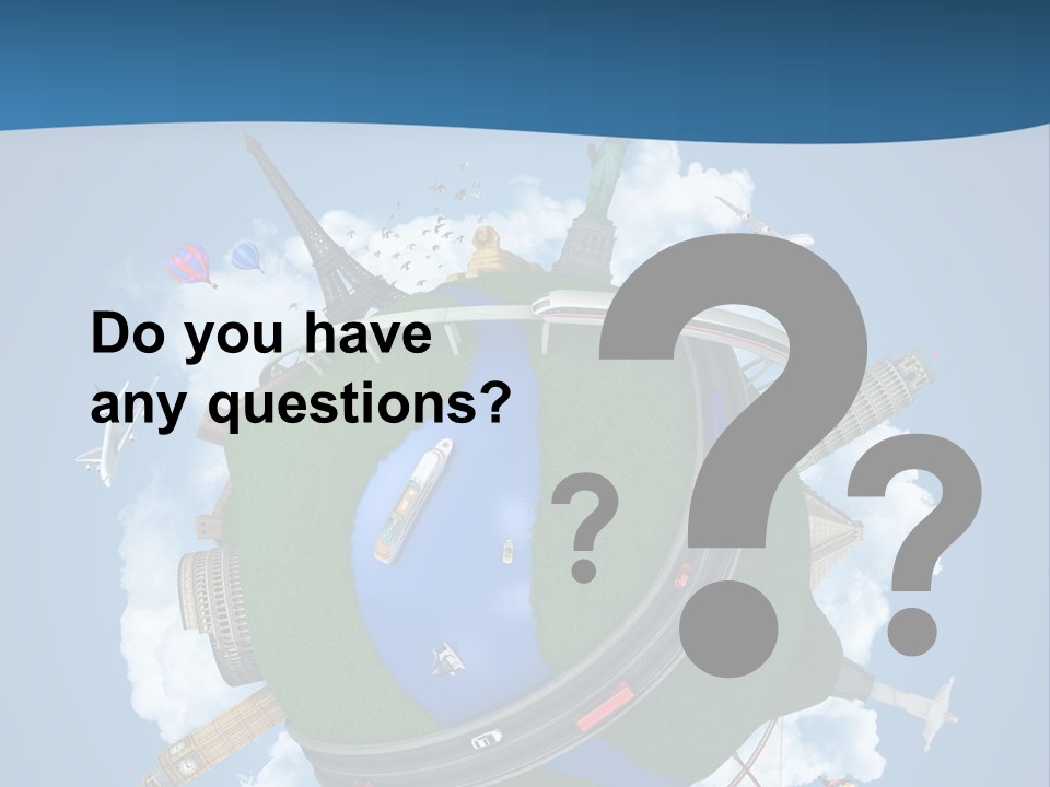 Road Train Great Wall PowerPoint Template