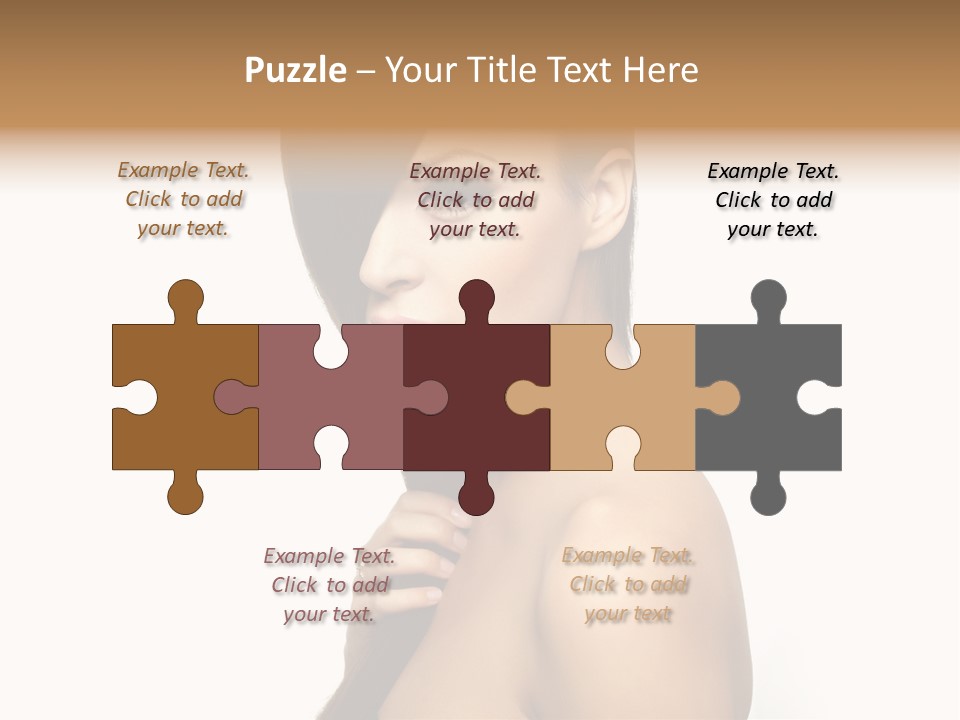 Model Purity Female PowerPoint Template