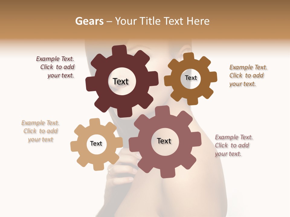 Model Purity Female PowerPoint Template