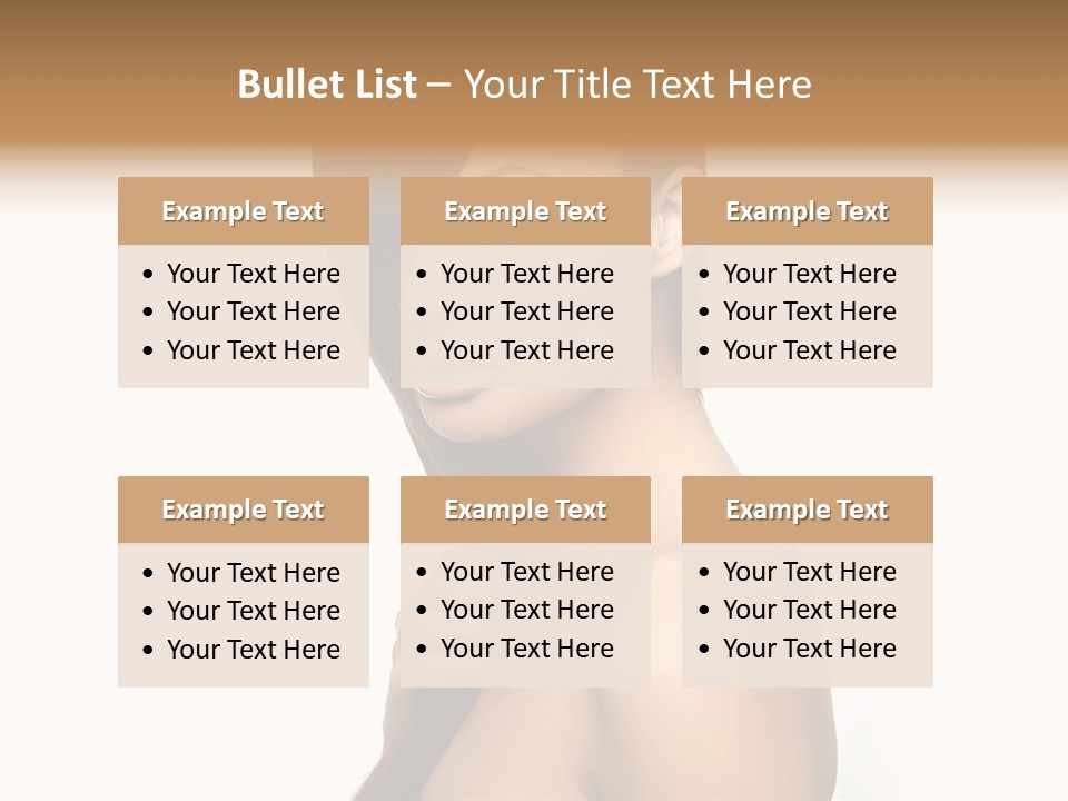 Model Purity Female PowerPoint Template