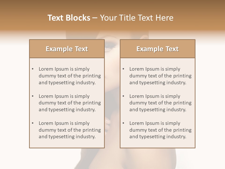 Model Purity Female PowerPoint Template