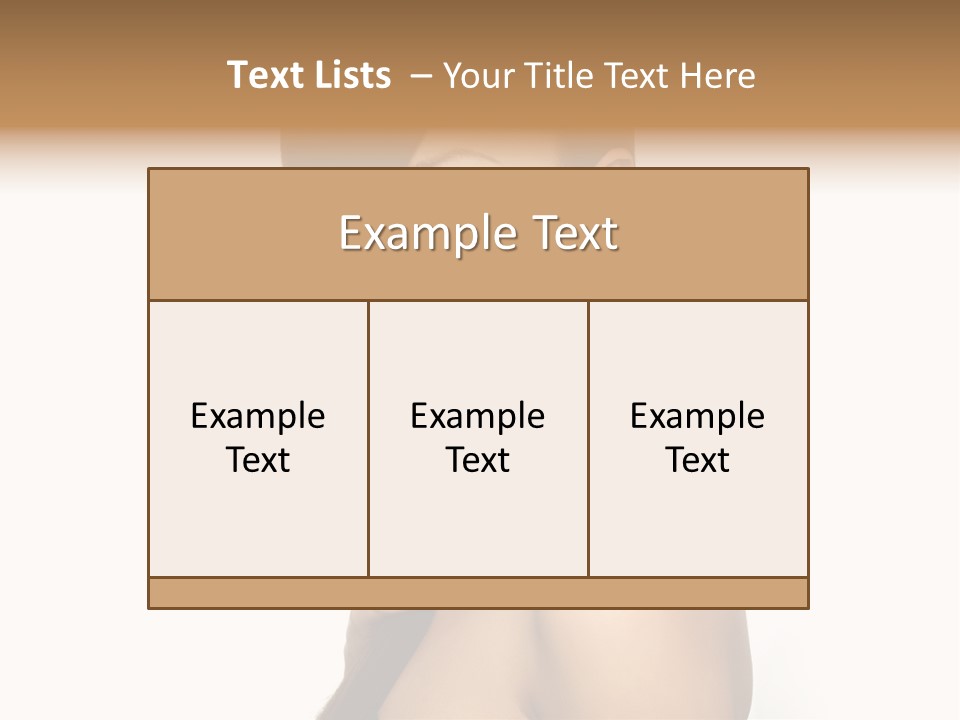 Model Purity Female PowerPoint Template