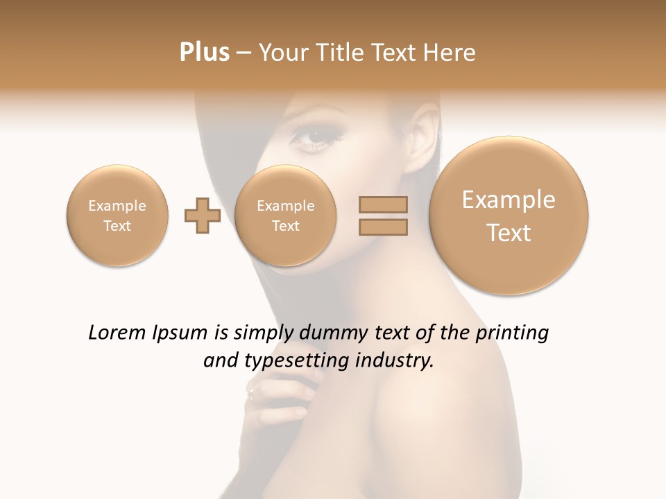 Model Purity Female PowerPoint Template