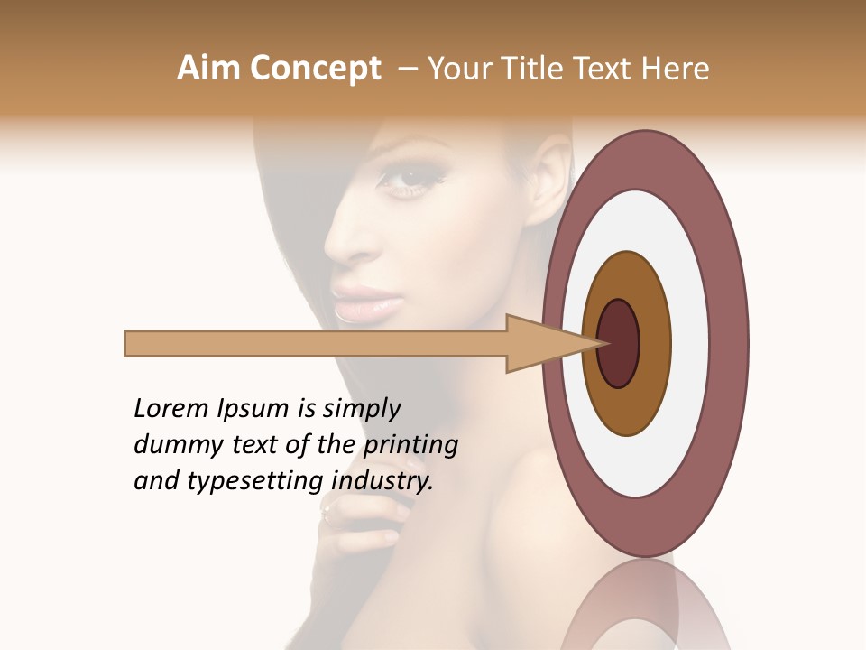 Model Purity Female PowerPoint Template