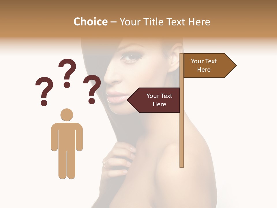 Model Purity Female PowerPoint Template