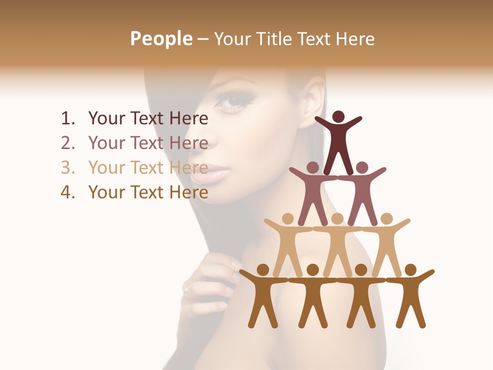 Model Purity Female PowerPoint Template