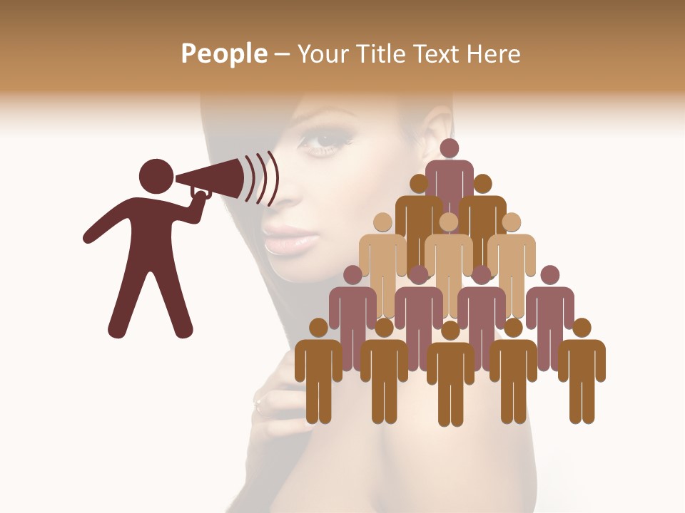 Model Purity Female PowerPoint Template