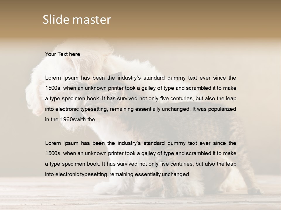 Lovely Tiny Youth PowerPoint Template