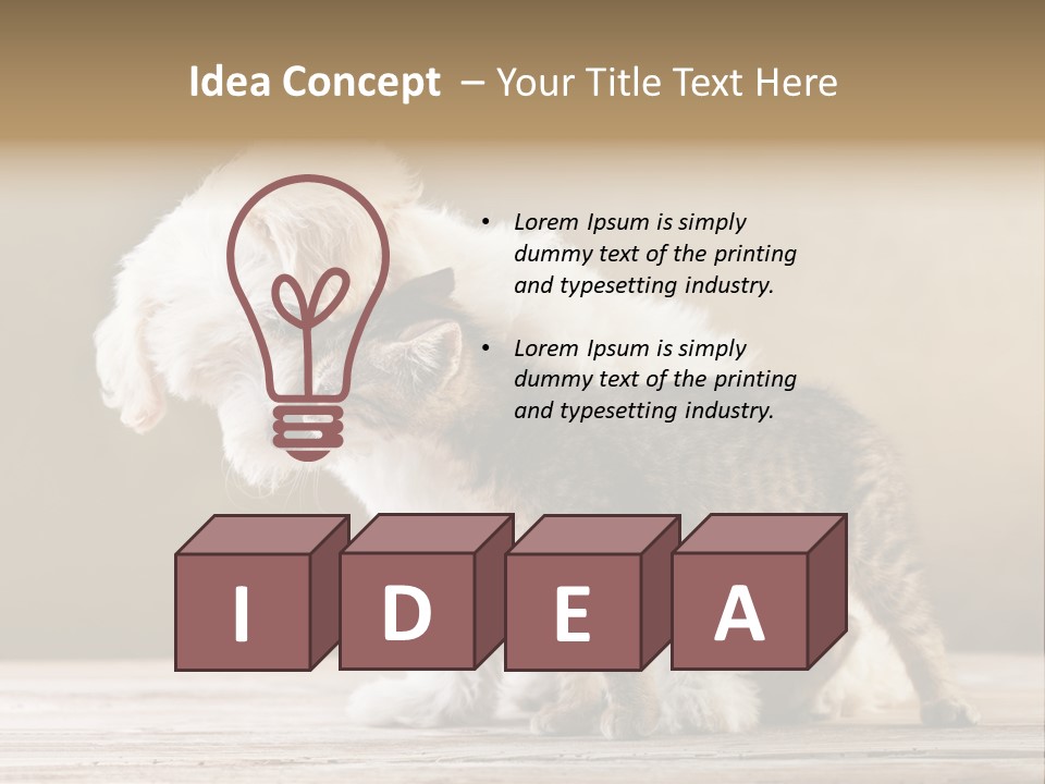 Lovely Tiny Youth PowerPoint Template