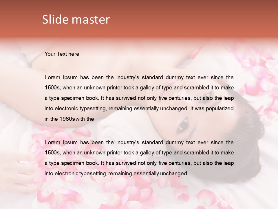 Beauty Health Treatment PowerPoint Template