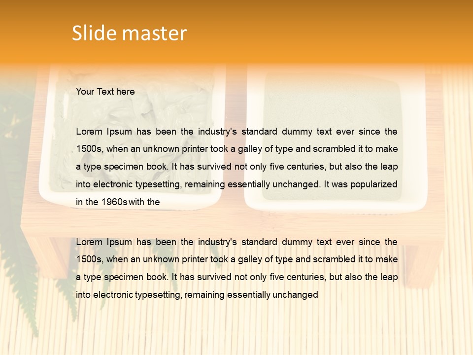 Bowl Wet White PowerPoint Template