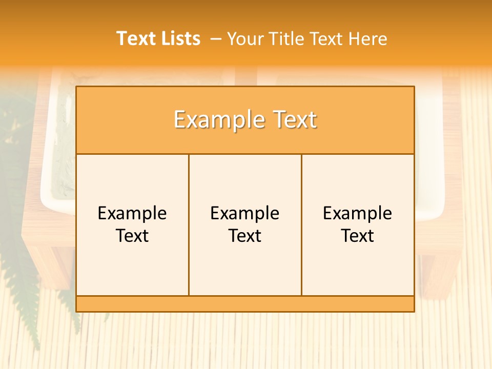 Bowl Wet White PowerPoint Template